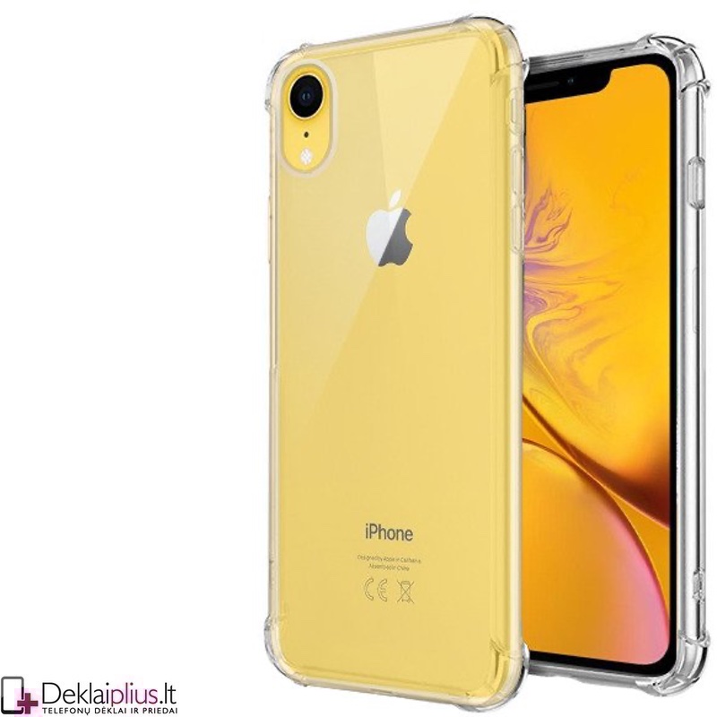 Silikoninis-Anti shock dėklas - permatomas 1.5 mm. (Apple Iphone XR) Silikoninis-Anti shock dėklas - permatomas 1.5 mm. (Apple Iphone XR)